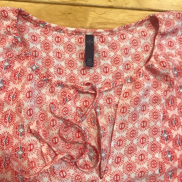 Pink Patterned Women's Top - Picture 2 of 7
